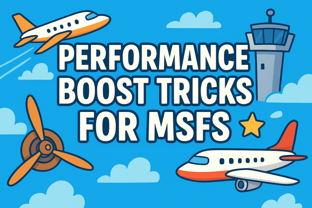 ⭐ Optimization Guide: Performance Boost Tricks for MSFS